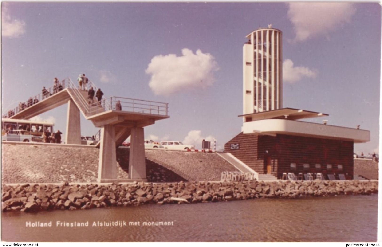 Holland Friesland - Afsluitdijk Met Monument - Autres & Non Classés