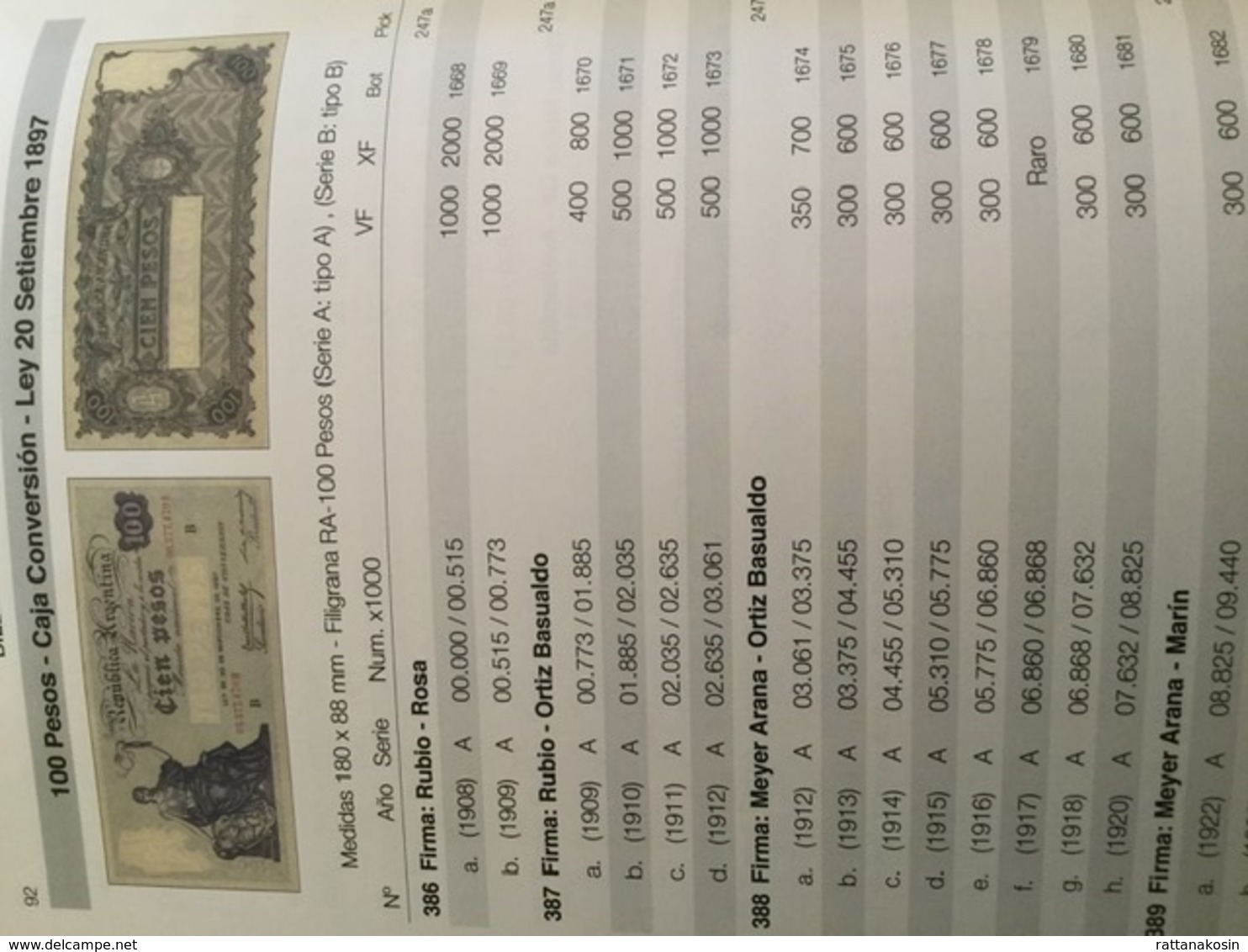 CATALOGUE BILLETES ARGENTINOS 1884-2016 Eduardo Colantonio 2016 NEW under blister