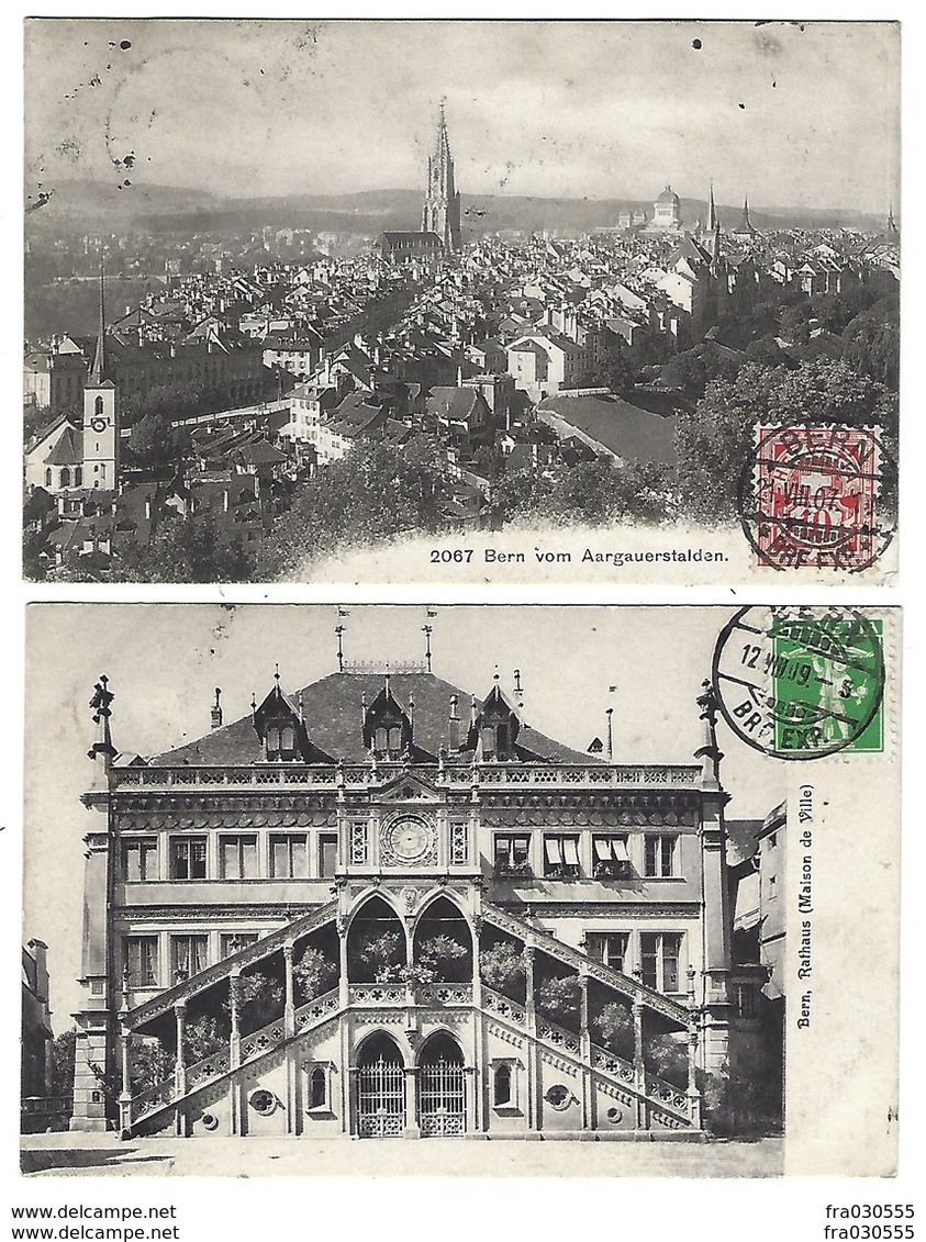SUISSE - BERN - BERNE - Lot De 6 CPA - -1906 à 1909 - Bern