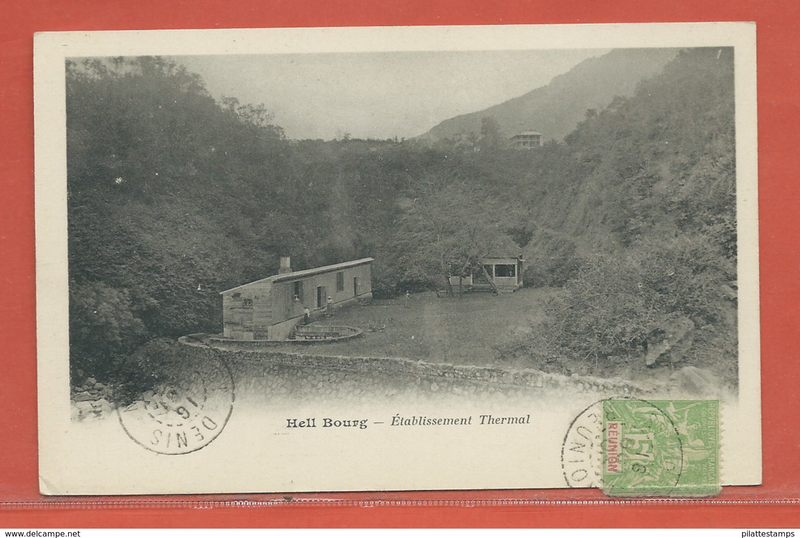 REUNION CARTE POSTALE AFFRANCHIE DE 1900 DE POINTE DES GALETS POUR PARIS FRANCE - Lettres & Documents