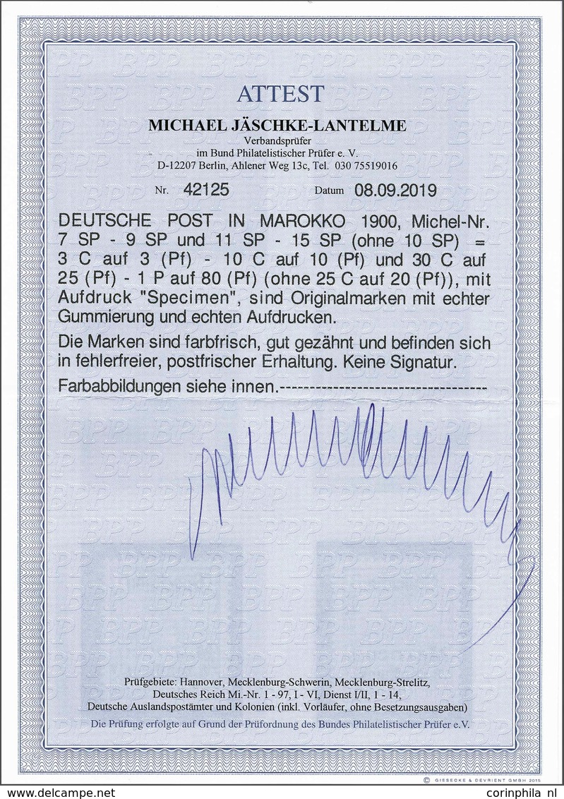 German Post In Morocco - Sonstige & Ohne Zuordnung