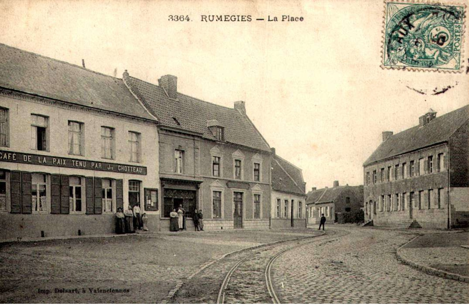 CPA RUMEGIES (Dpt-59) - La Place   /LOT T  3041 - Saint Amand Les Eaux