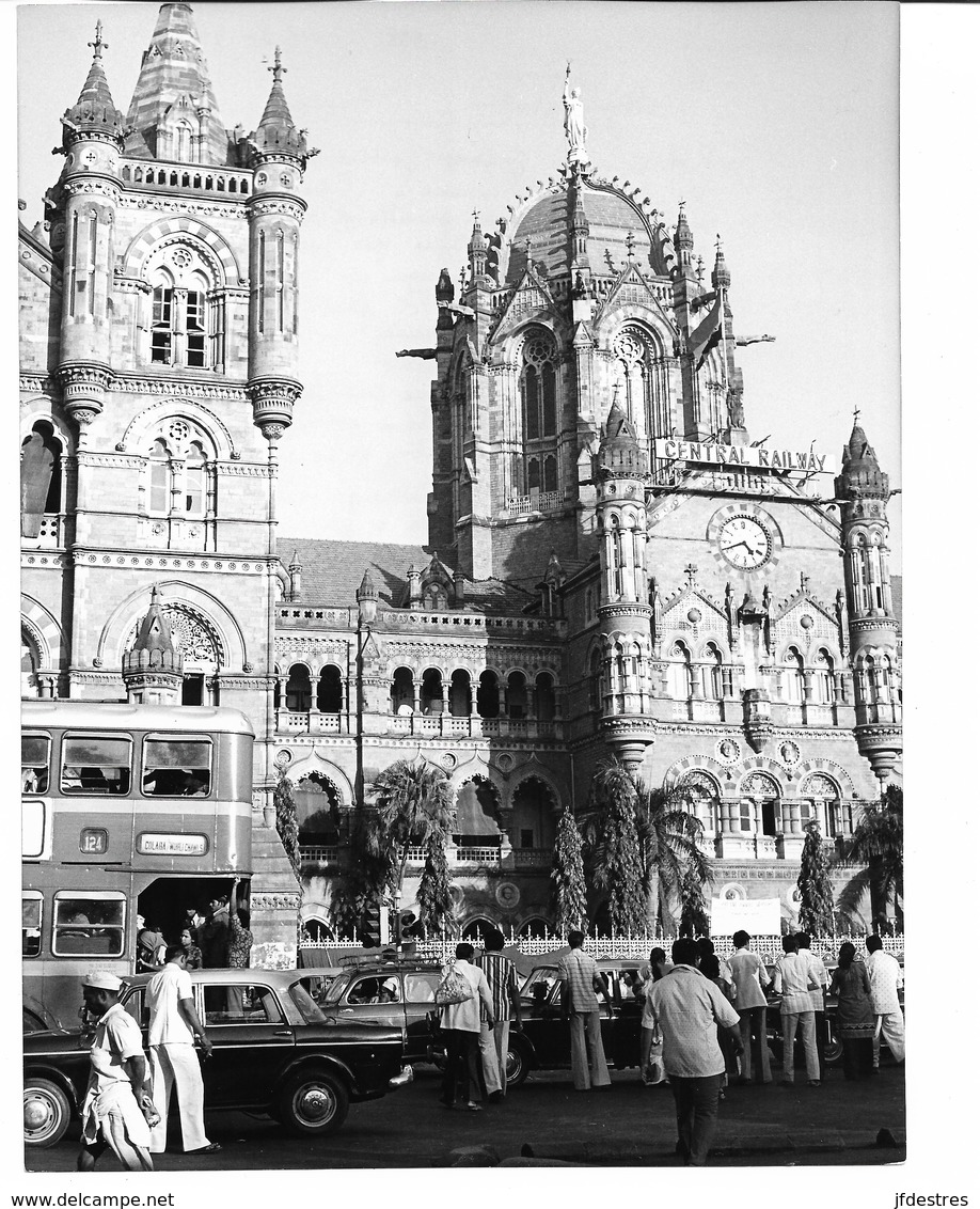 Photo Inde Victorai Station Terminus à Bombay Photo Vivant Univers - Plaatsen