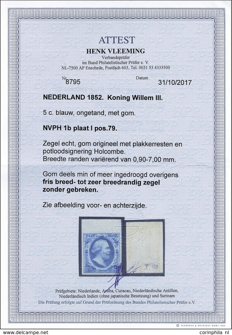 NL 1852 King William III - Autres & Non Classés