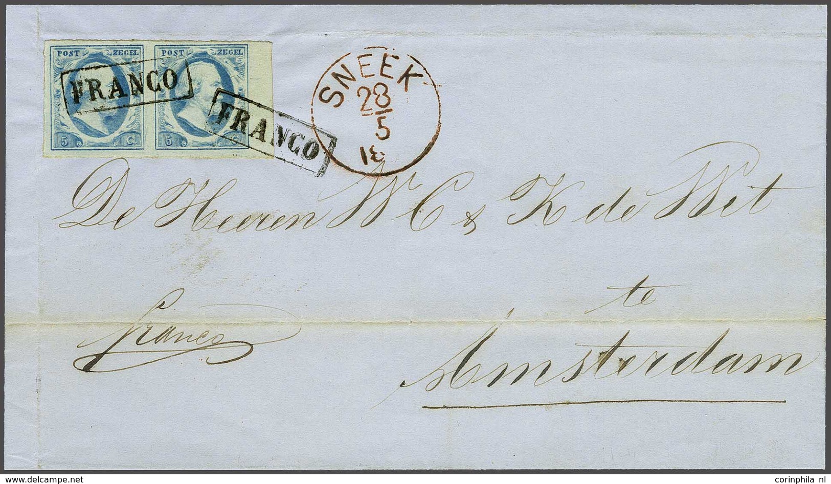 NL 1852 King William III - Autres & Non Classés