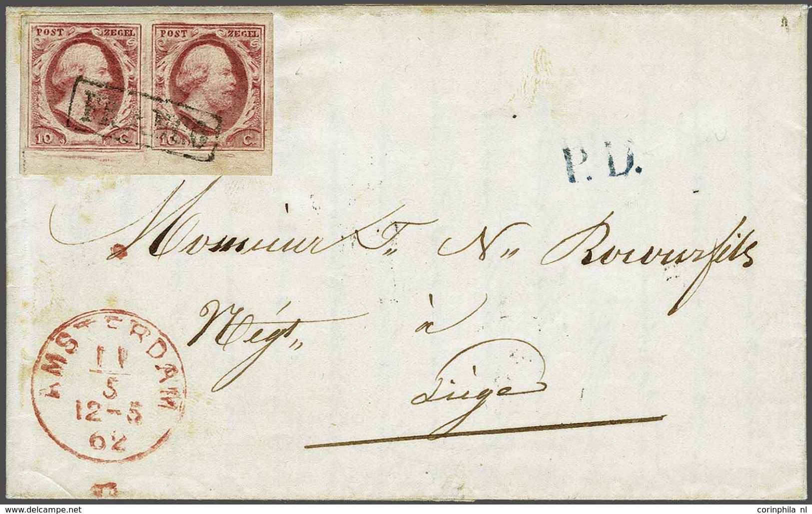 NL 1852 King William III - Other & Unclassified