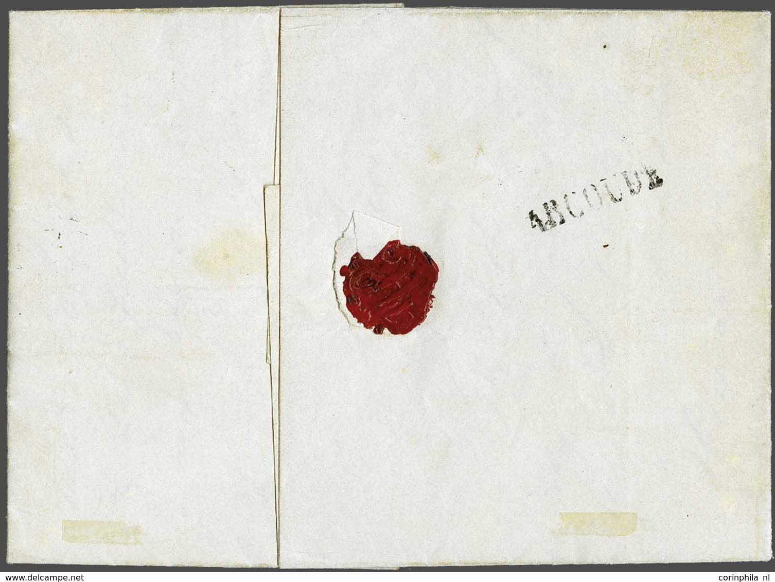 NL 1852 Oblong Stamp - Sonstige & Ohne Zuordnung