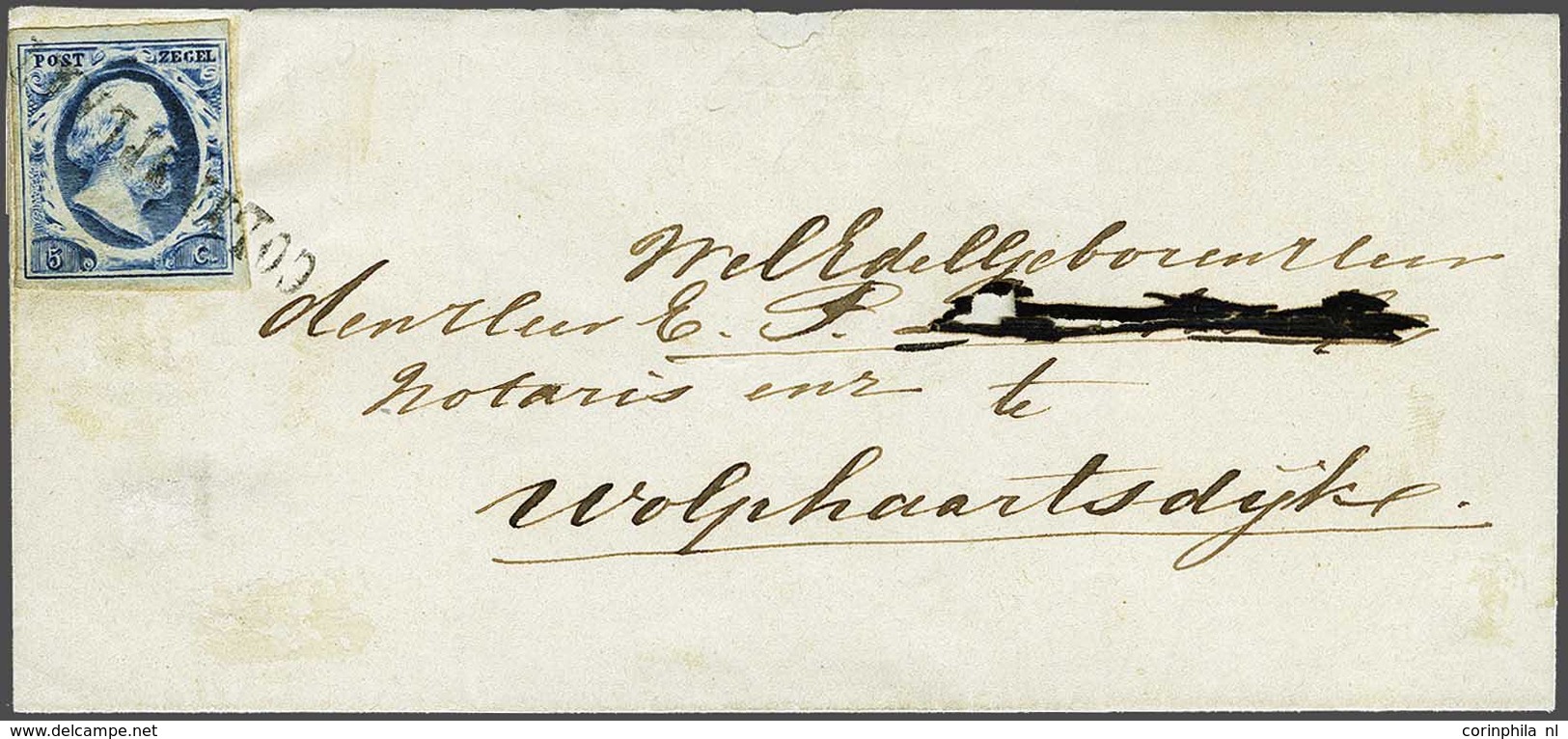 NL 1852 Oblong Stamp - Sonstige & Ohne Zuordnung