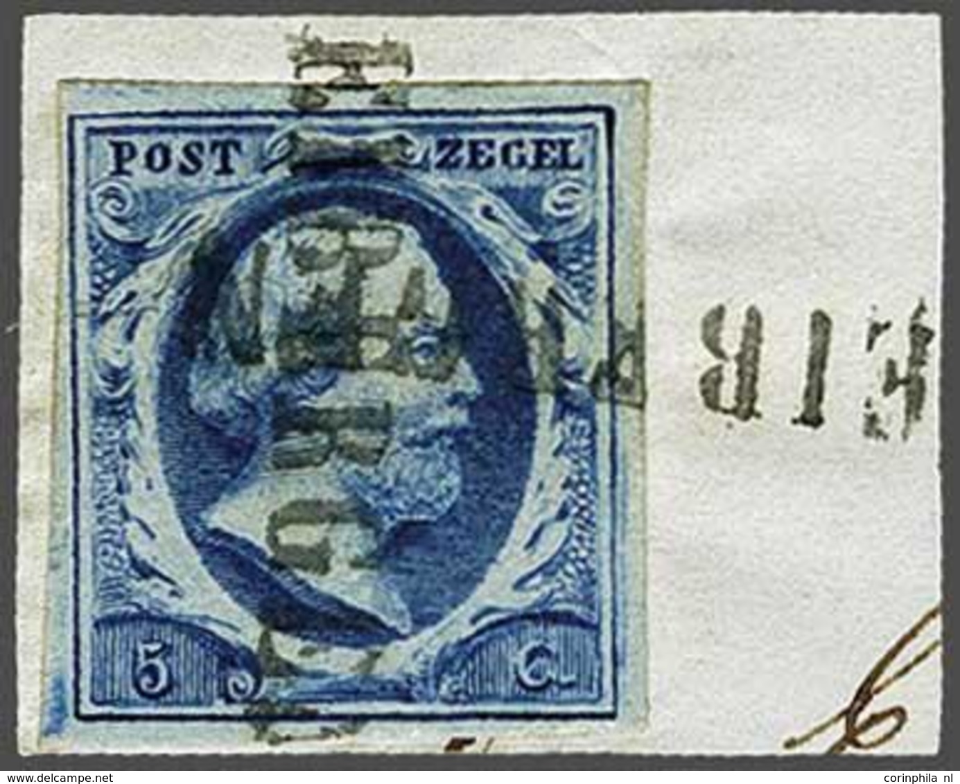 NL 1852 Oblong Stamp - Autres & Non Classés