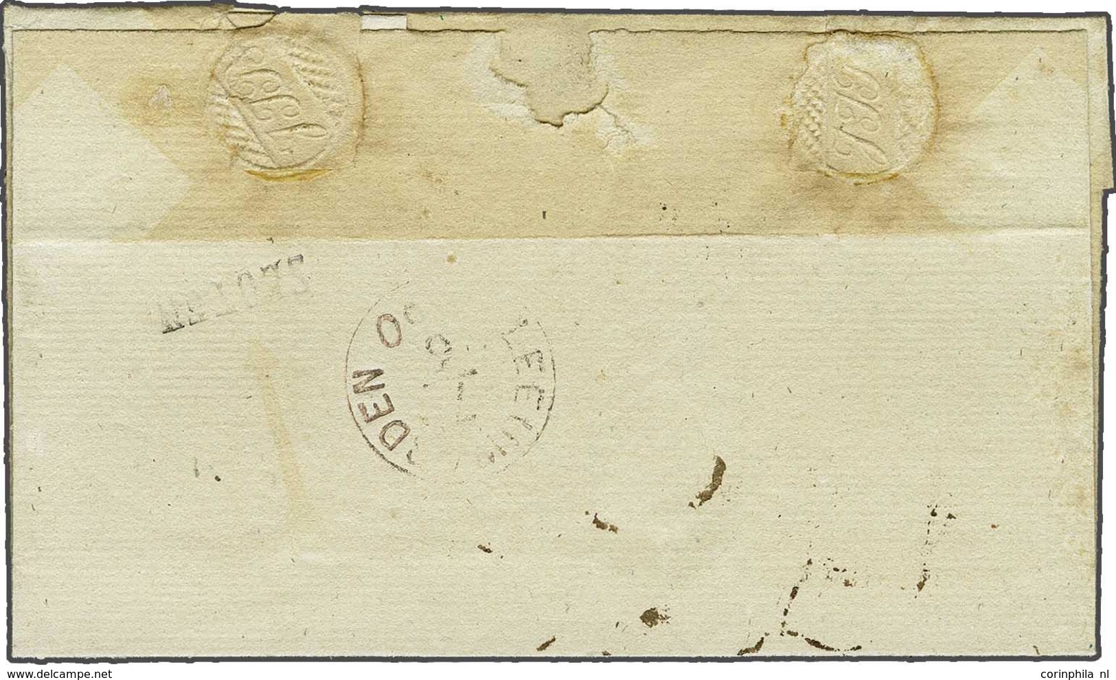 NL 1852 Oblong Stamp - Autres & Non Classés