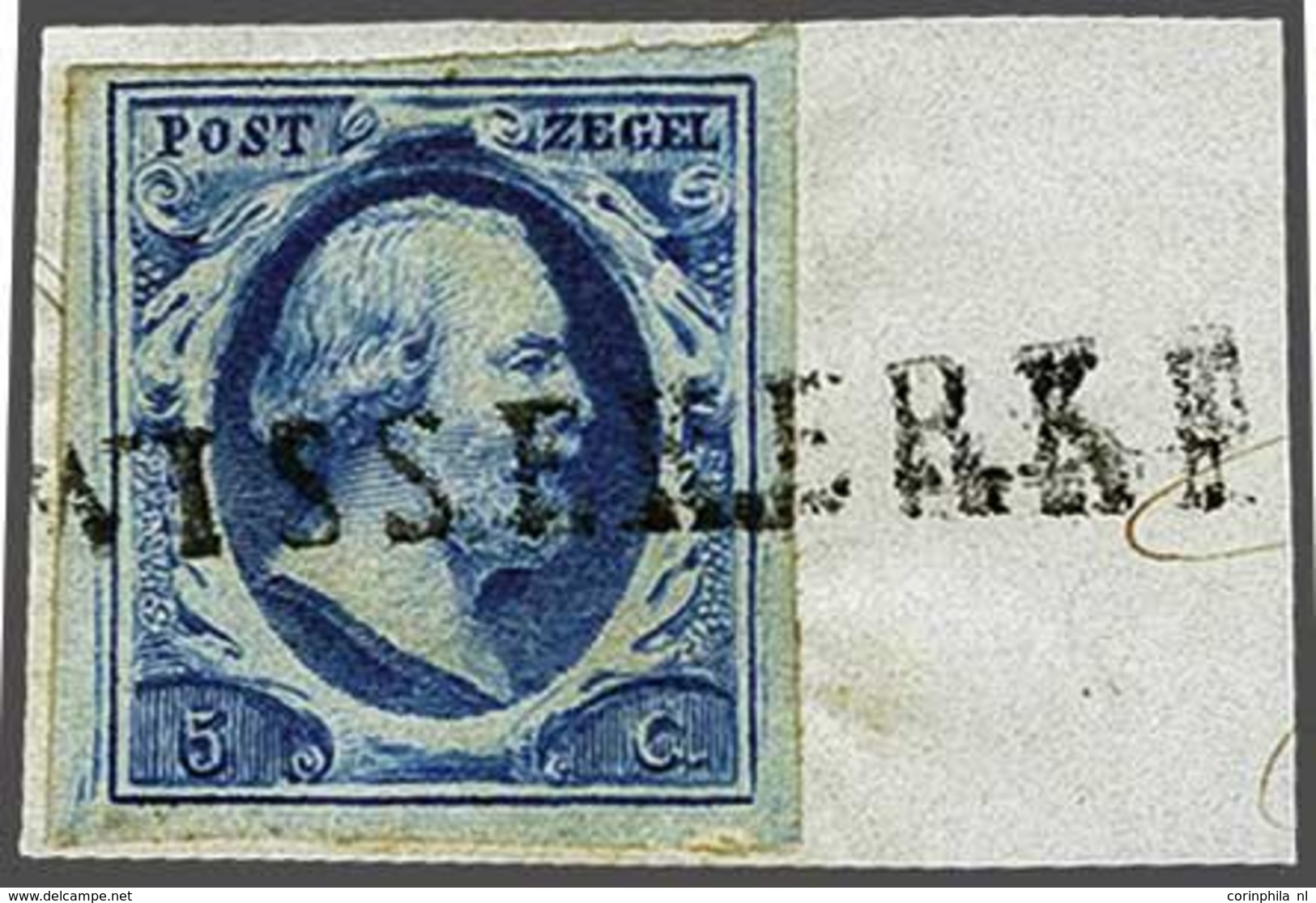 NL 1852 Oblong Stamp - Autres & Non Classés