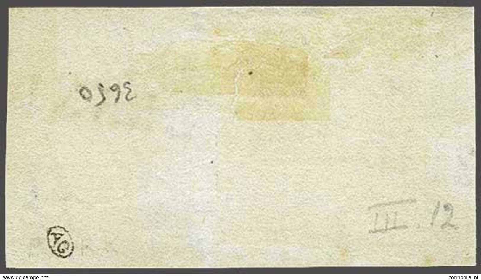 NL 1852 Oblong Stamp - Other & Unclassified