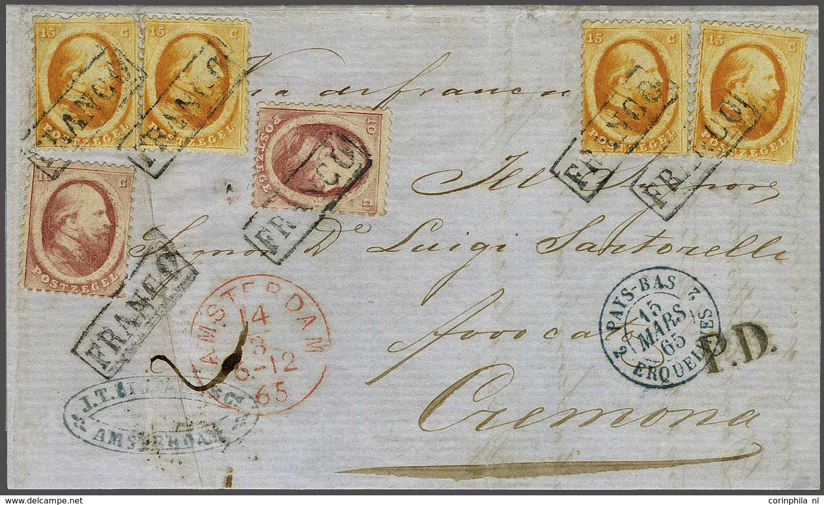 NL 1864 King William III - Other & Unclassified