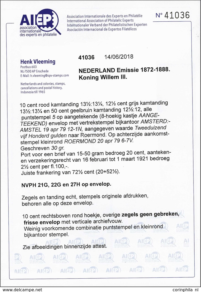 NL 1876-1894 Numerals - Sonstige & Ohne Zuordnung