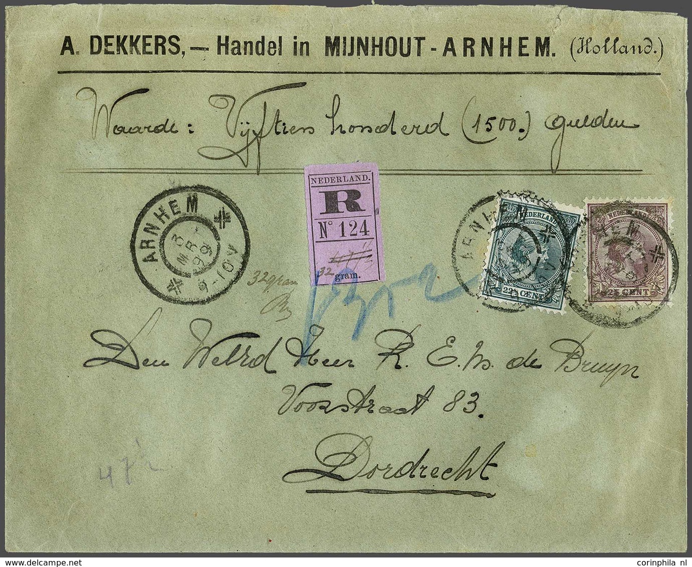 NL 1891 Princess Wilhelmina - Other & Unclassified