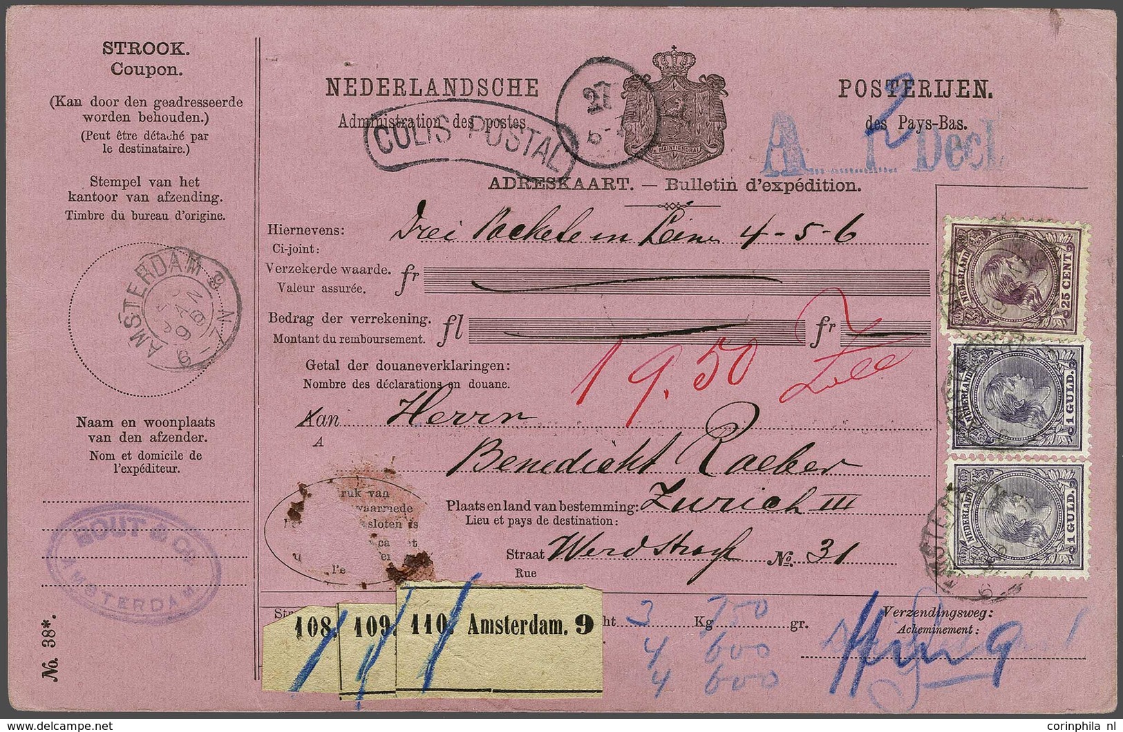 NL 1891 Princess Wilhelmina - Other & Unclassified