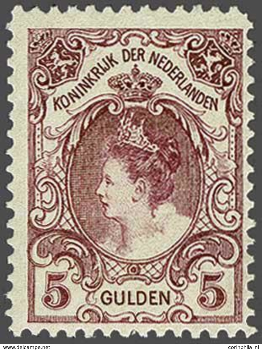 NL 1899 Numerals And Queen Wilhelmina - Sonstige & Ohne Zuordnung