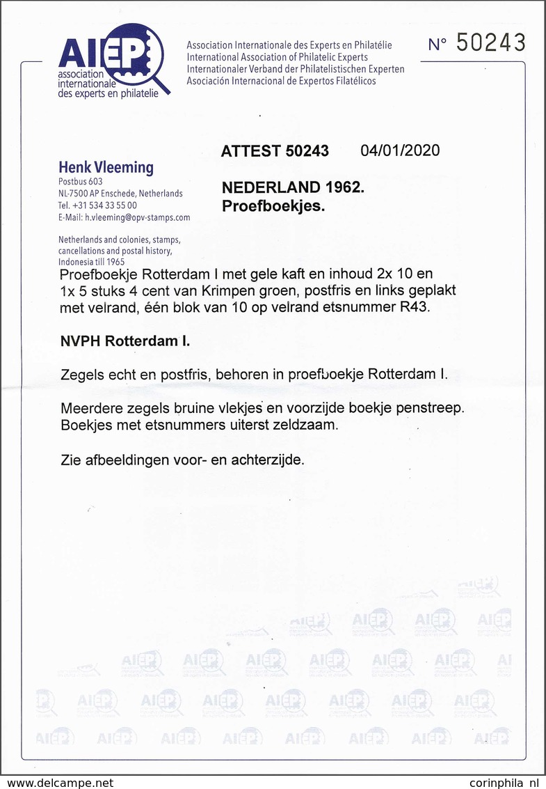 Netherlands Proof Booklets - Other & Unclassified