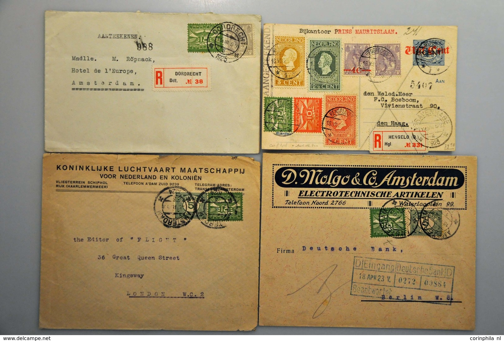 Netherlands Air Post Stamps - Autres & Non Classés