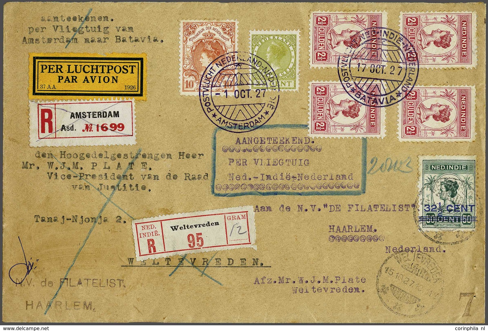 Netherlands Air Post Stamps - Other & Unclassified