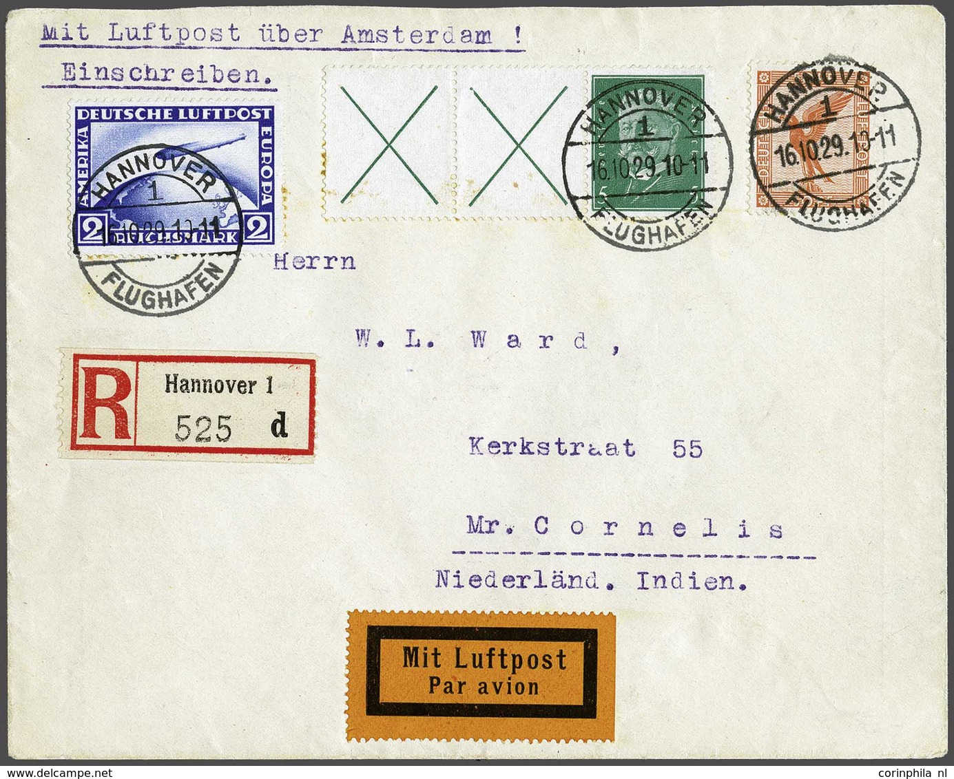 Netherlands Air Post Stamps - Sonstige & Ohne Zuordnung