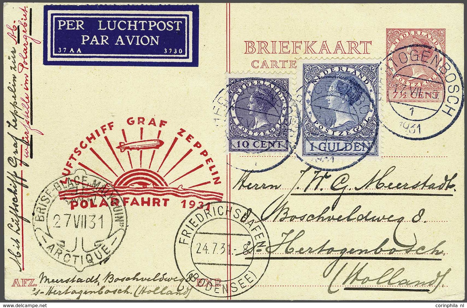 Netherlands Air Post Stamps - Other & Unclassified