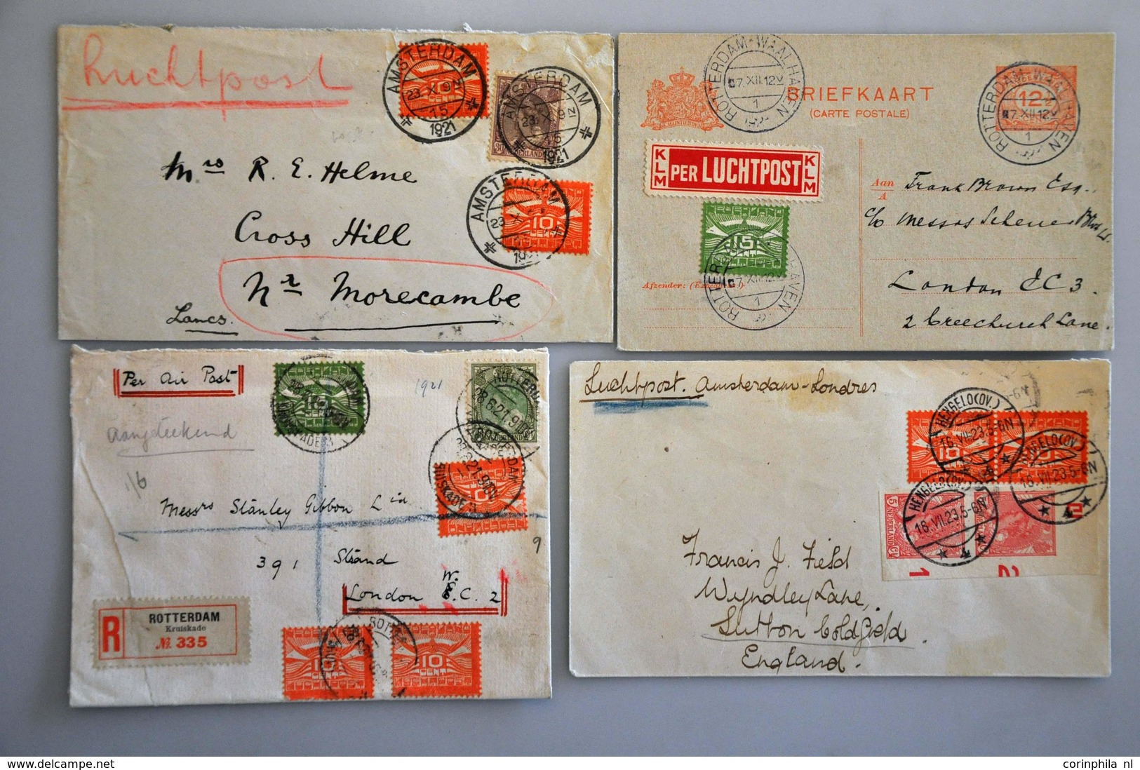 Netherlands Air Post Stamps - Sonstige & Ohne Zuordnung