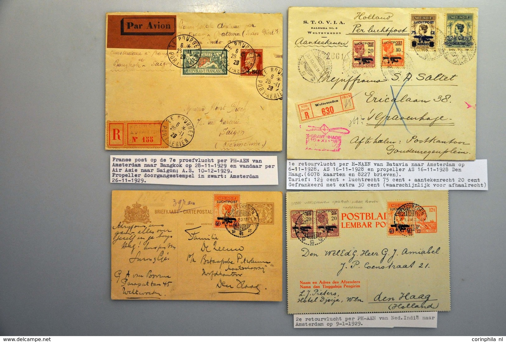 Netherlands Air Post Stamps - Sonstige & Ohne Zuordnung