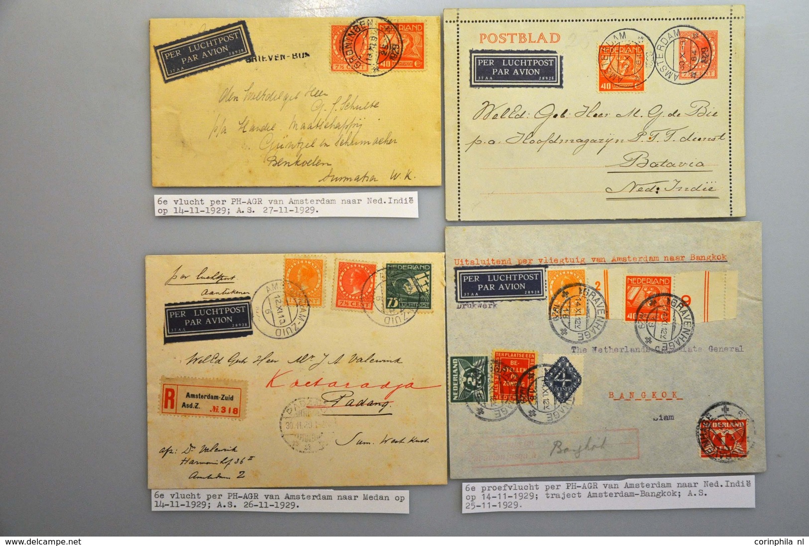 Netherlands Air Post Stamps