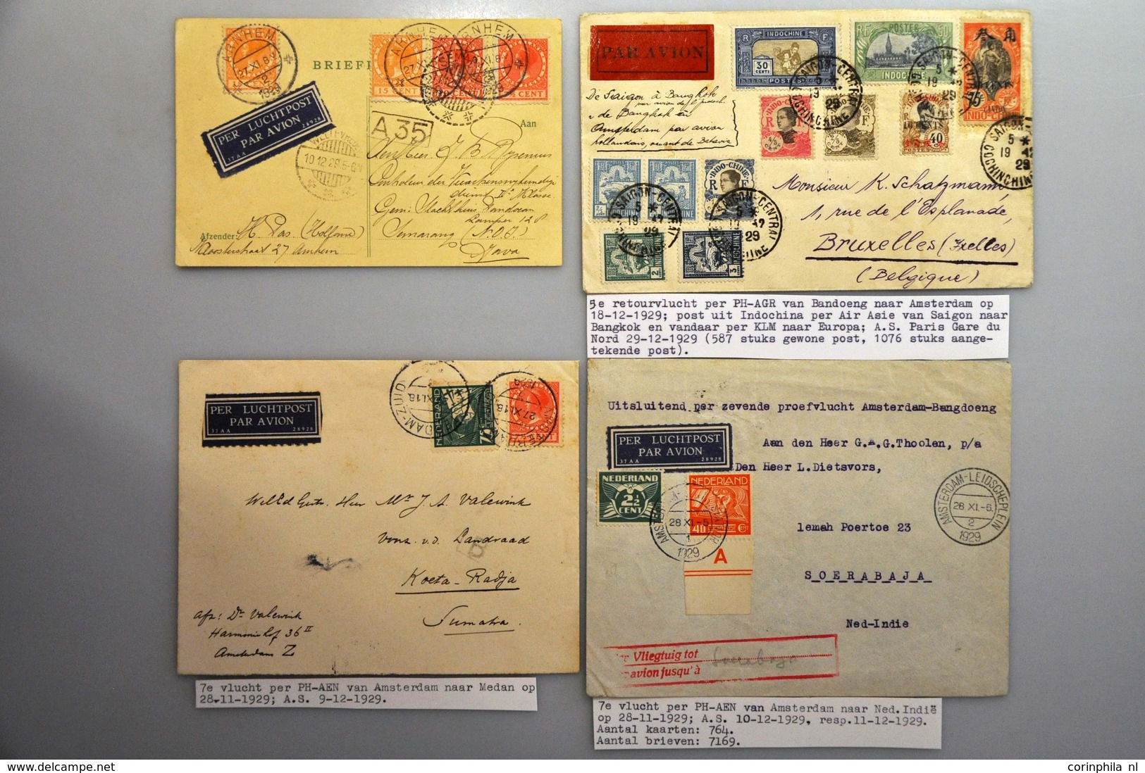 Netherlands Air Post Stamps