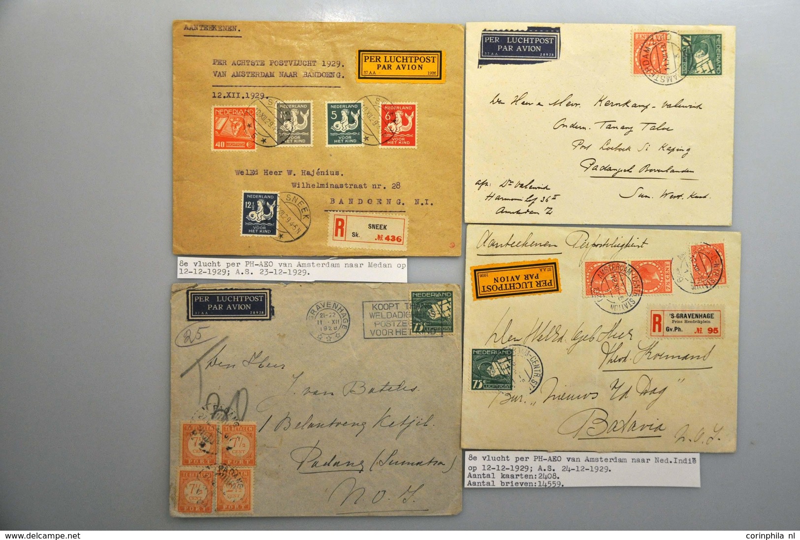 Netherlands Air Post Stamps