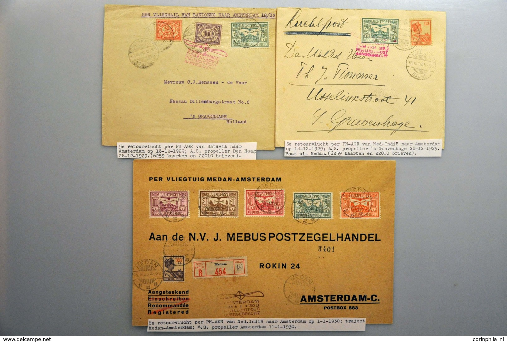 Netherlands Air Post Stamps