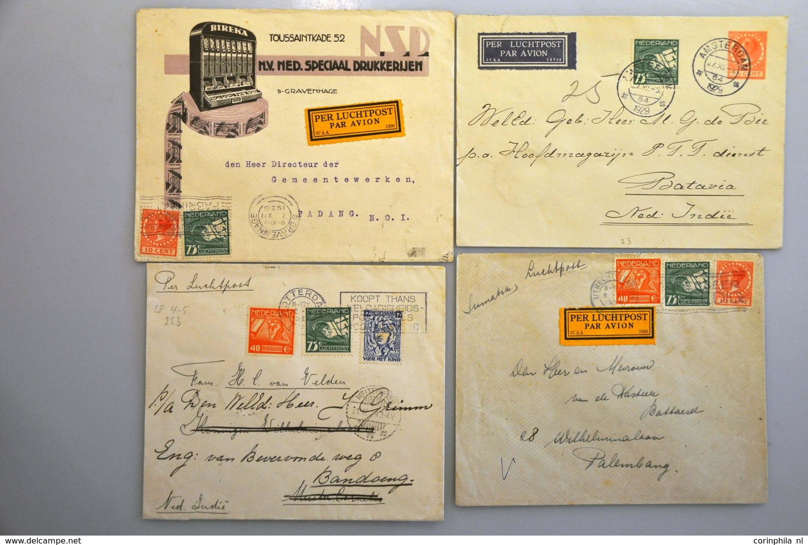 Netherlands Air Post Stamps