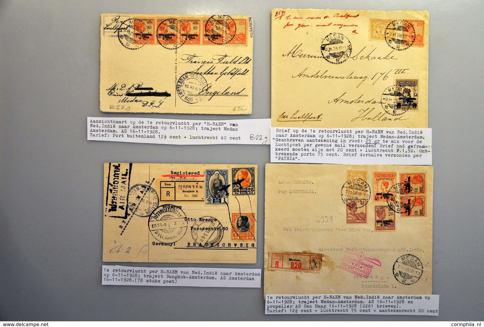 Netherlands Air Post Stamps