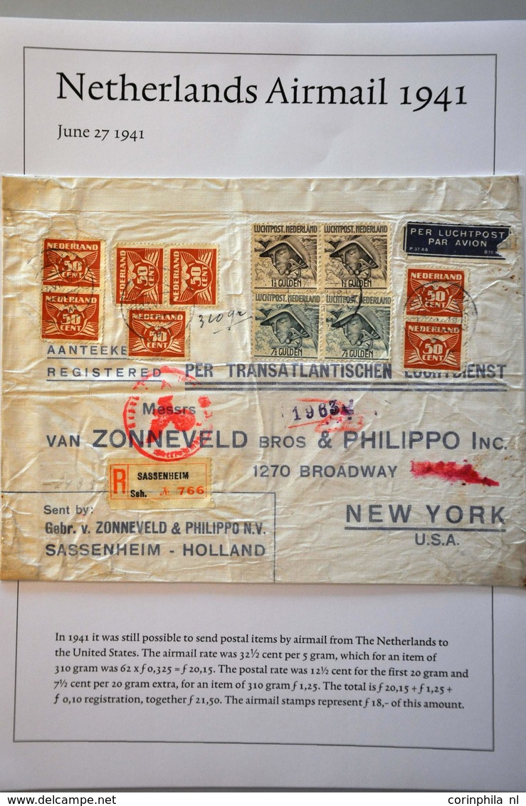 Netherlands Air Post Stamps - Sonstige & Ohne Zuordnung