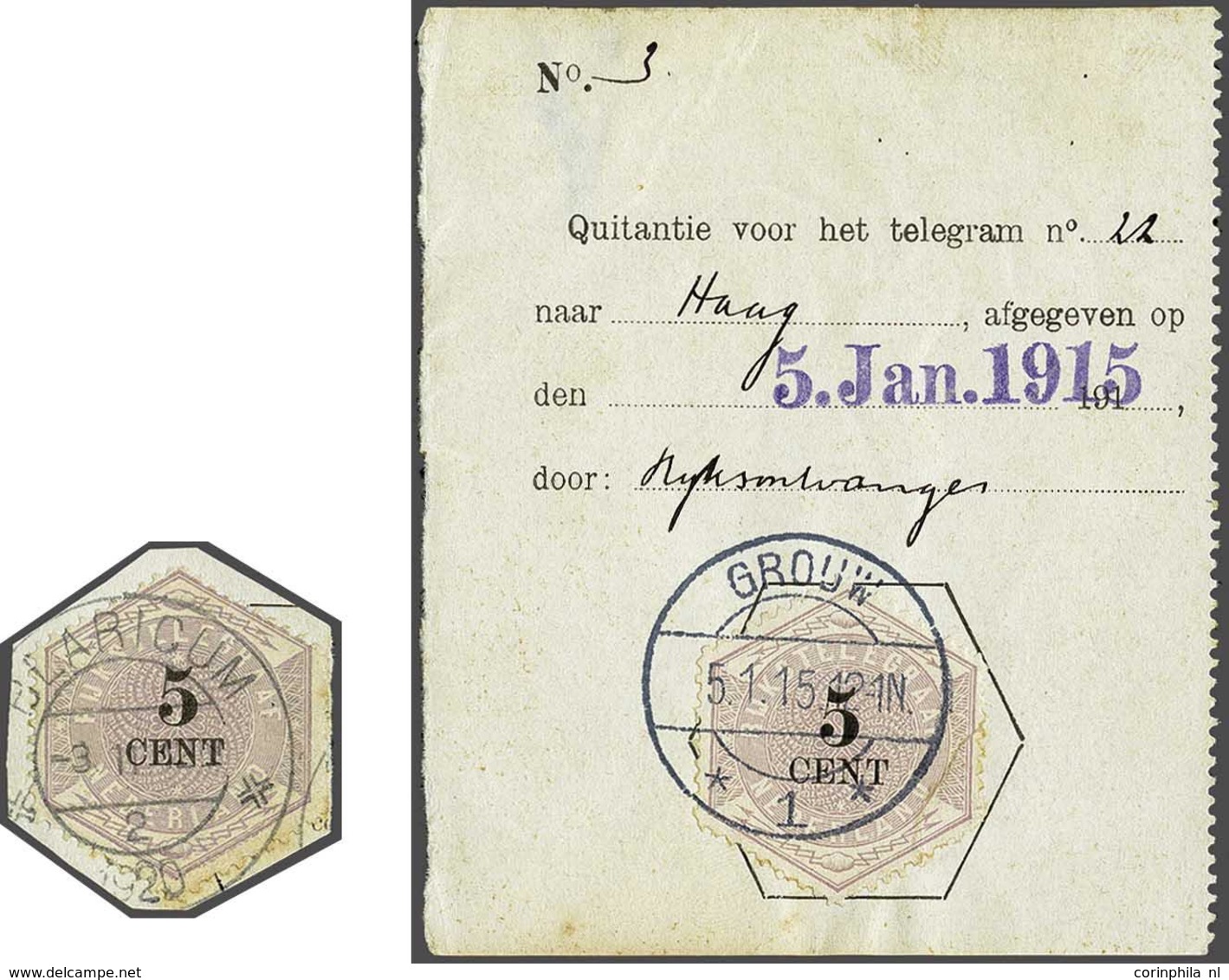 Netherlands Telegraph Stamps - Other & Unclassified