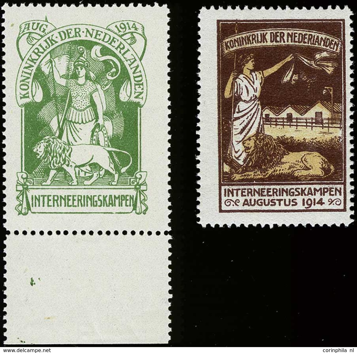 Netherlands Internment Stamps - Sonstige & Ohne Zuordnung