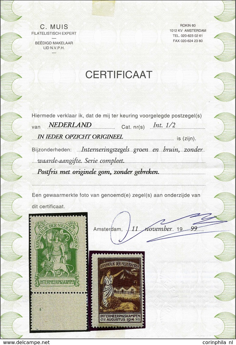 Netherlands Internment Stamps - Sonstige & Ohne Zuordnung