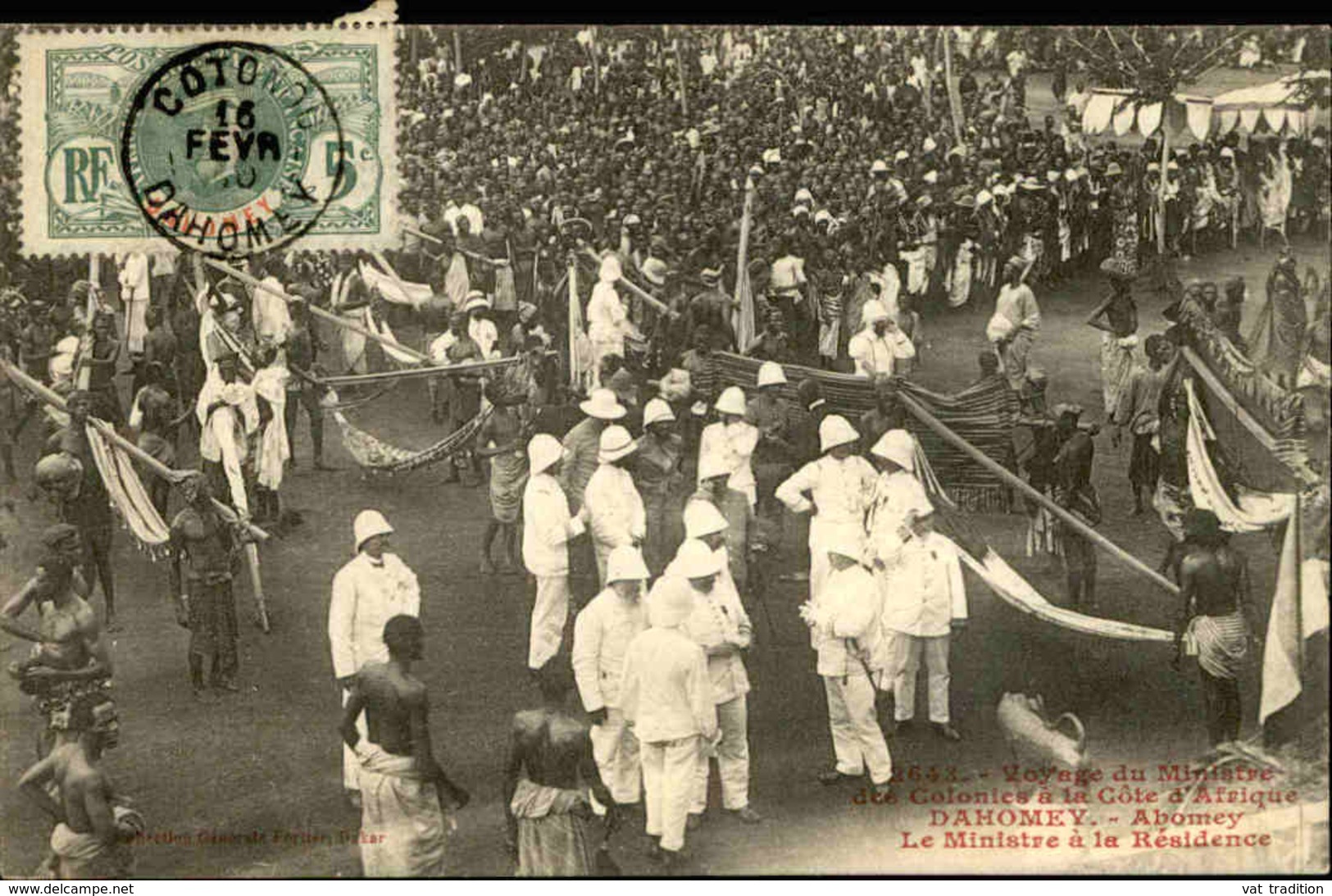 DAHOMEY - Carte Postale - Voyage Du Ministre Des Colonies Au Dahomey, Arrivée à Abomey - L 53262 - Dahomey