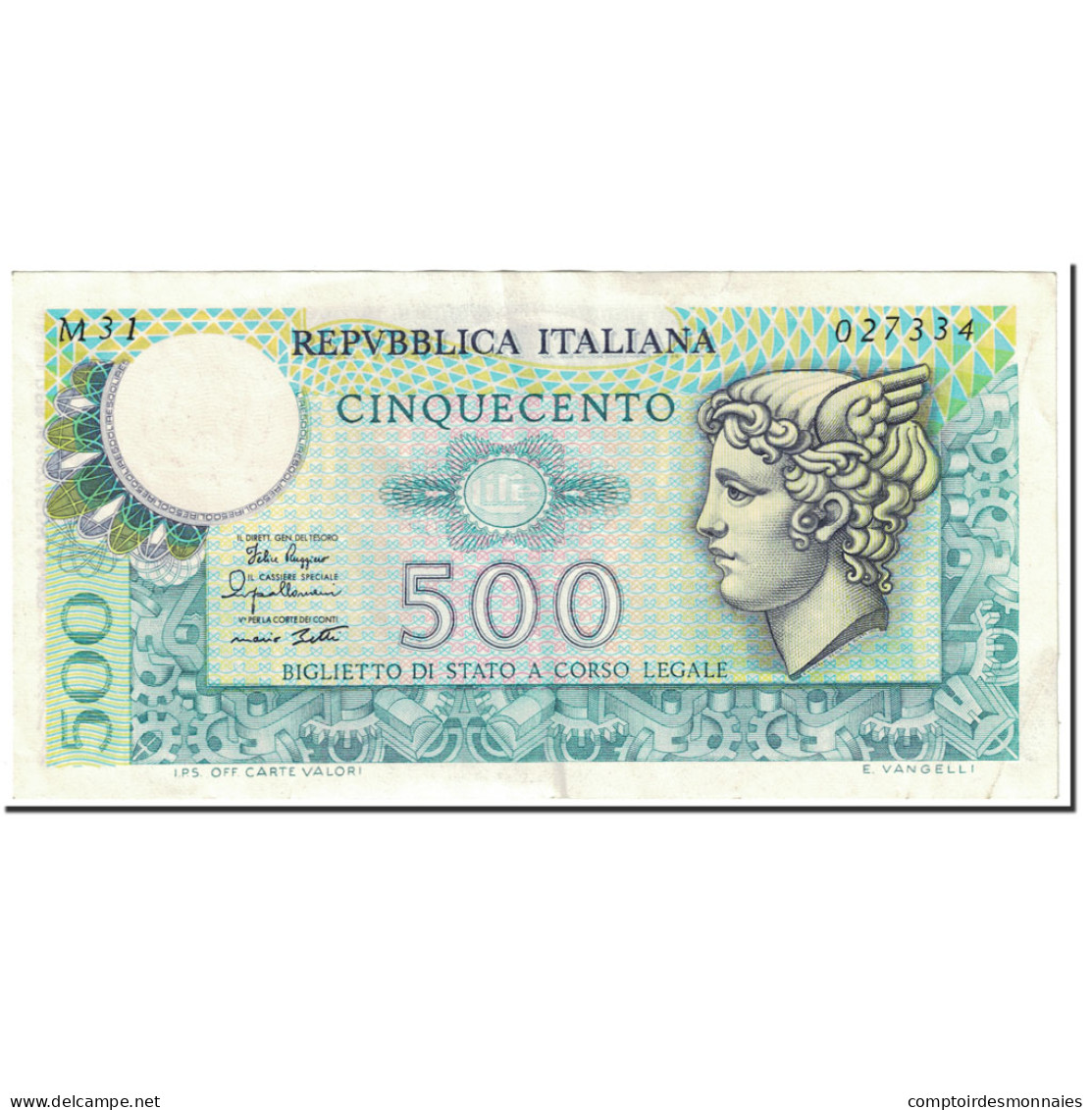 Billet, Italie, 500 Lire, 1979, 1979-04-02, KM:94, SUP - 500 Lire