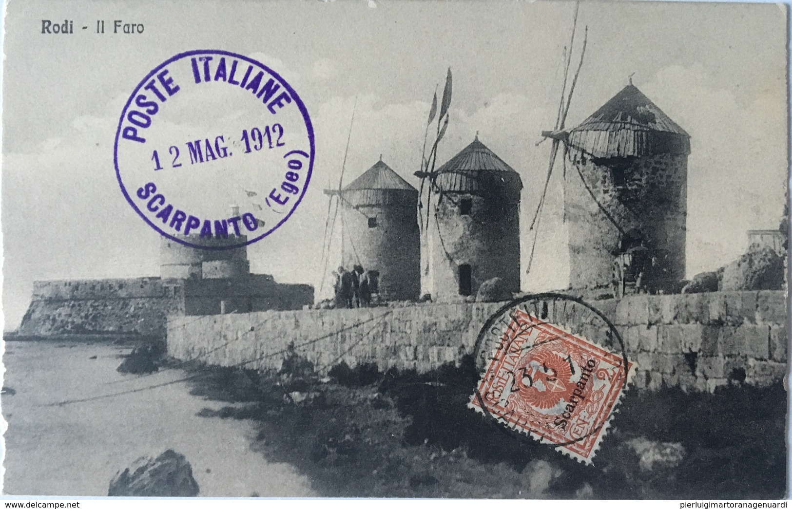 Rodi 03 - Grecia - Rodi - Rhodos - Il Faro - 1912 - Grecia