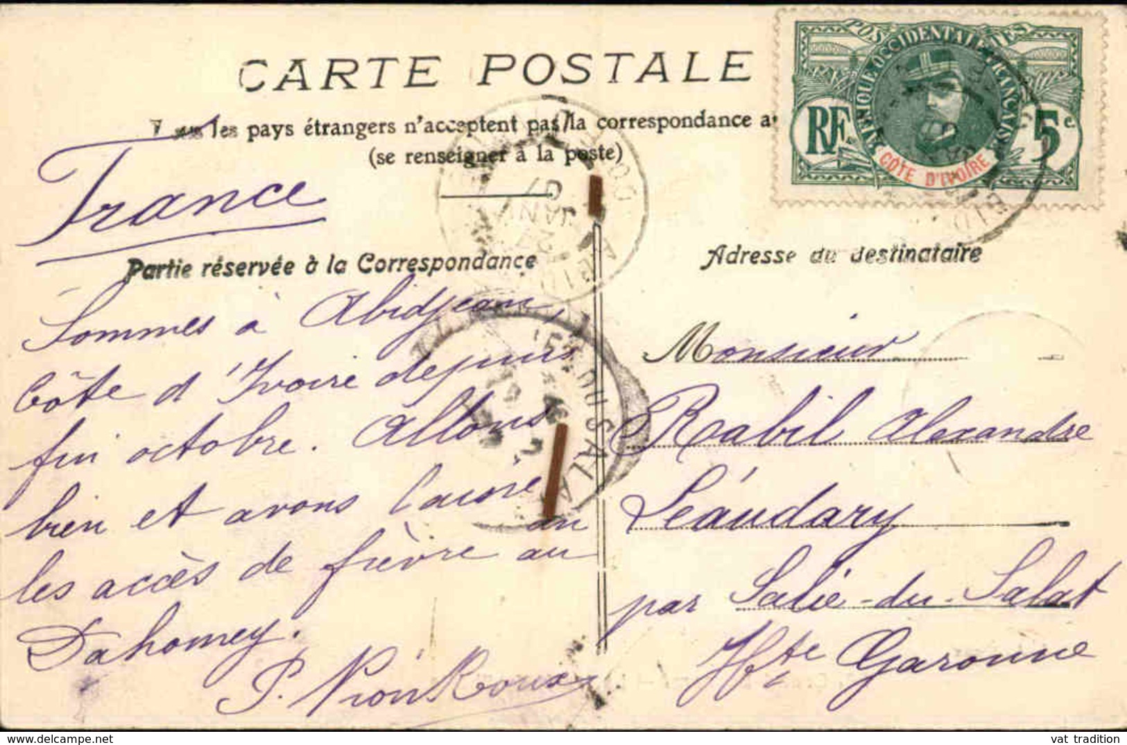 CÔTE D'IVOIRE - Carte Postale - Grand Bassam - La Traite De L 'Huile - L 53282 - Ivory Coast