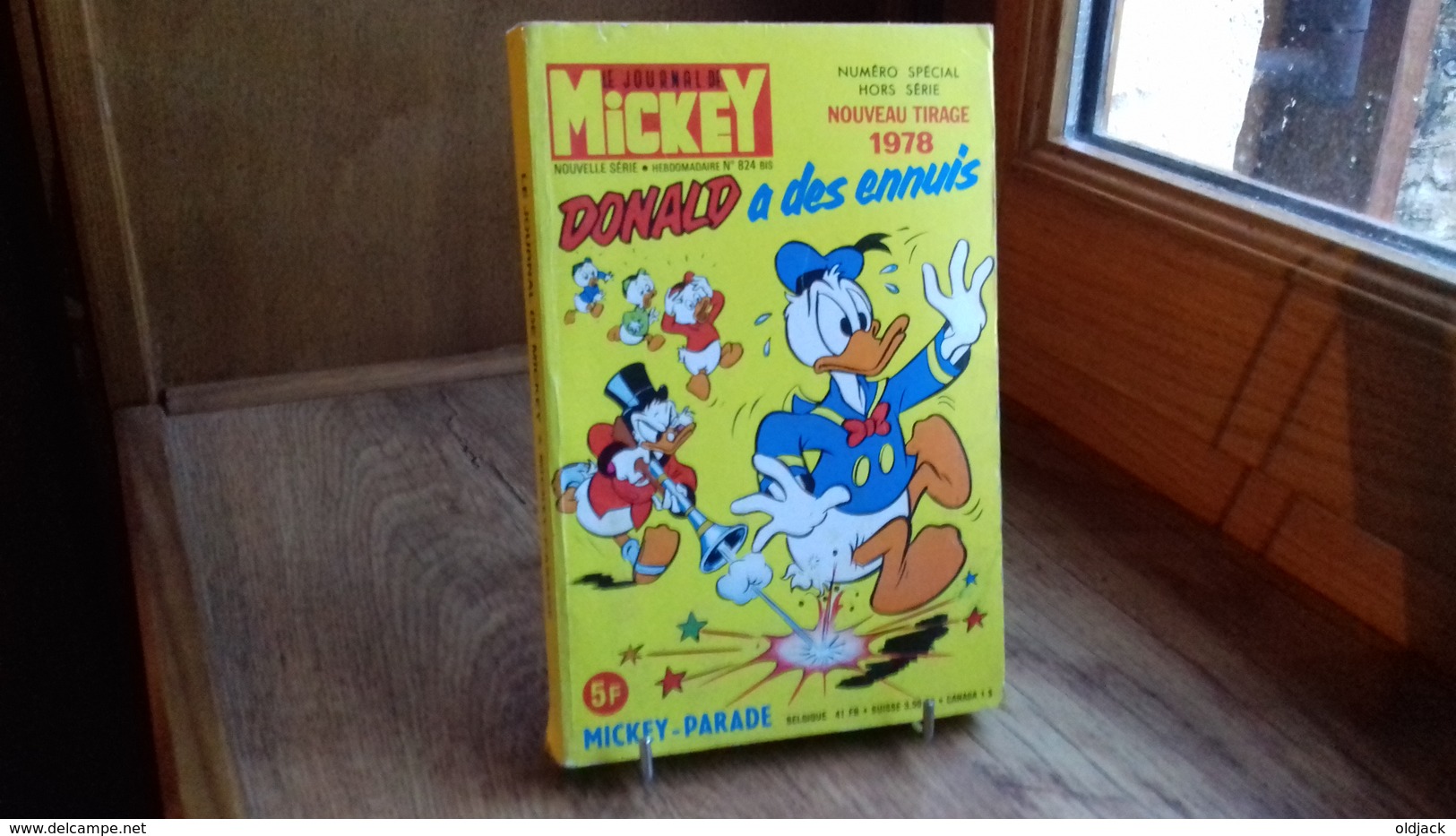 MICKEY PARADE (nvelle Série) Donald A Des Ennuis. N°824 Bis H-SERIE.1968(255R10) - Mickey Parade