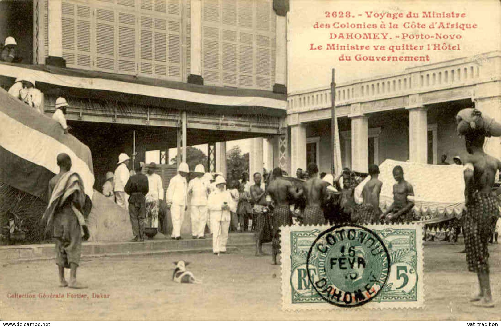 DAHOMEY - Carte Postale - Visite Du Ministre Des Colonies - Porto Novo - Le Ministre Sortant - L 53294 - Dahomey