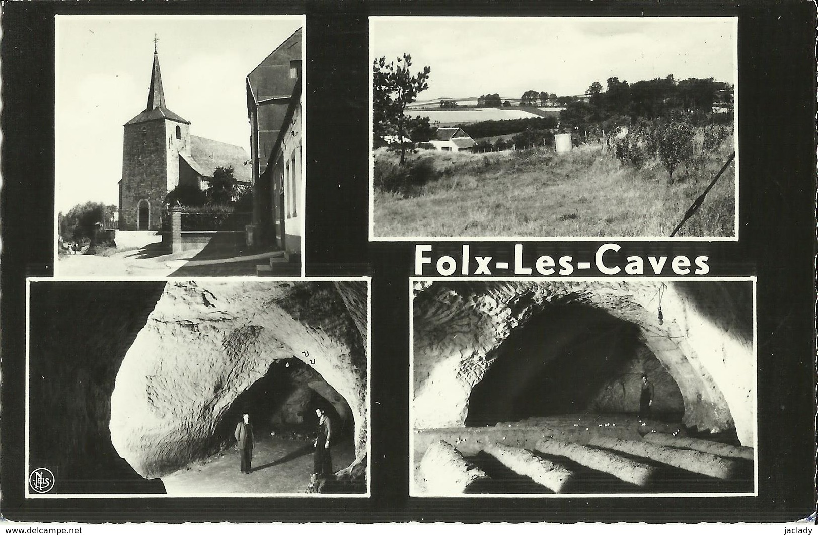 Folx - Les - Caves -- Grandes Champignonnières Et Grottes.     (2 Scans) - Orp-Jauche