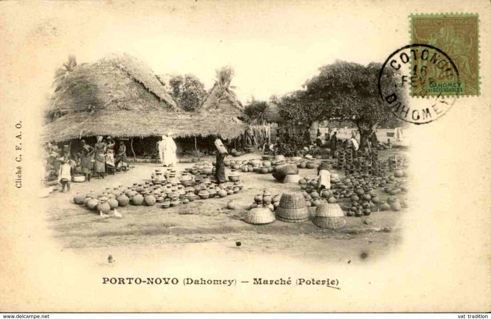 DAHOMEY - Carte Postale - Porto Novo - Le Marché De Poteries - L 53300 - Dahomey