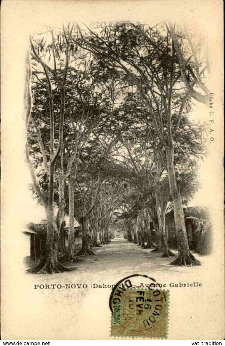 DAHOMEY - Carte Postale - Porto Novo - Avenue Gabrielle - L 53303 - Dahomey