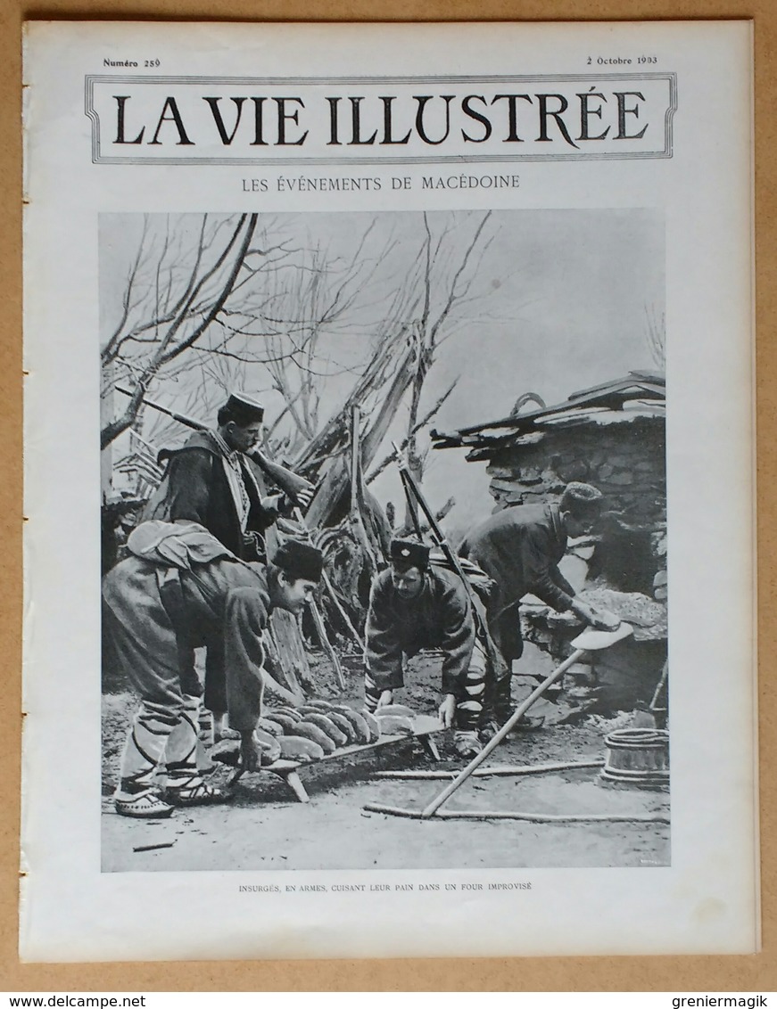 La Vie Illustrée N°259 Du 02/10/1903 Les événements En Macédoine Carte De Boris Sarafoff/Louis Delaunay/Guillaume II - Other & Unclassified