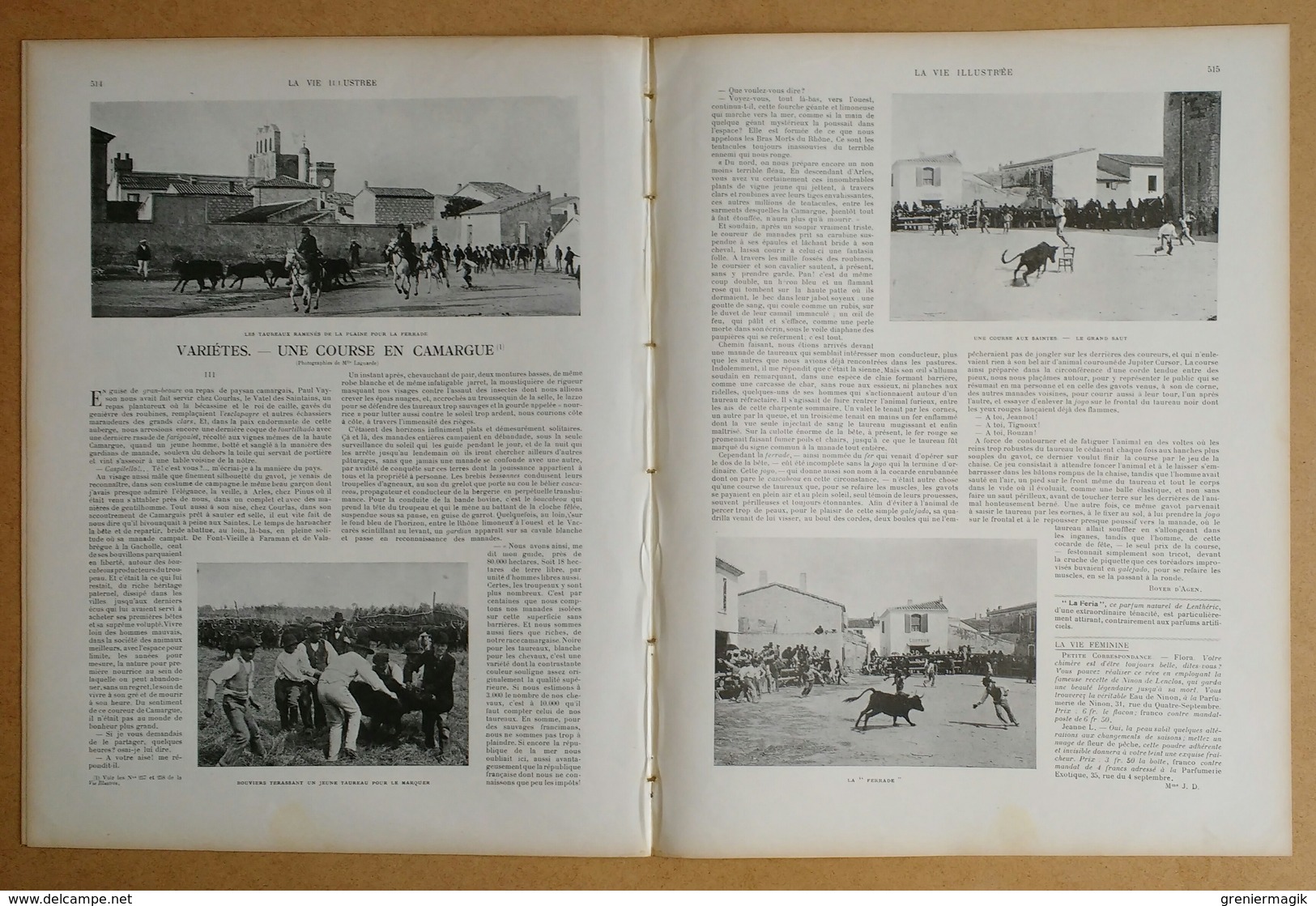 La vie illustrée n°259 du 02/10/1903 Les événements en Macédoine carte de Boris Sarafoff/Louis Delaunay/Guillaume II