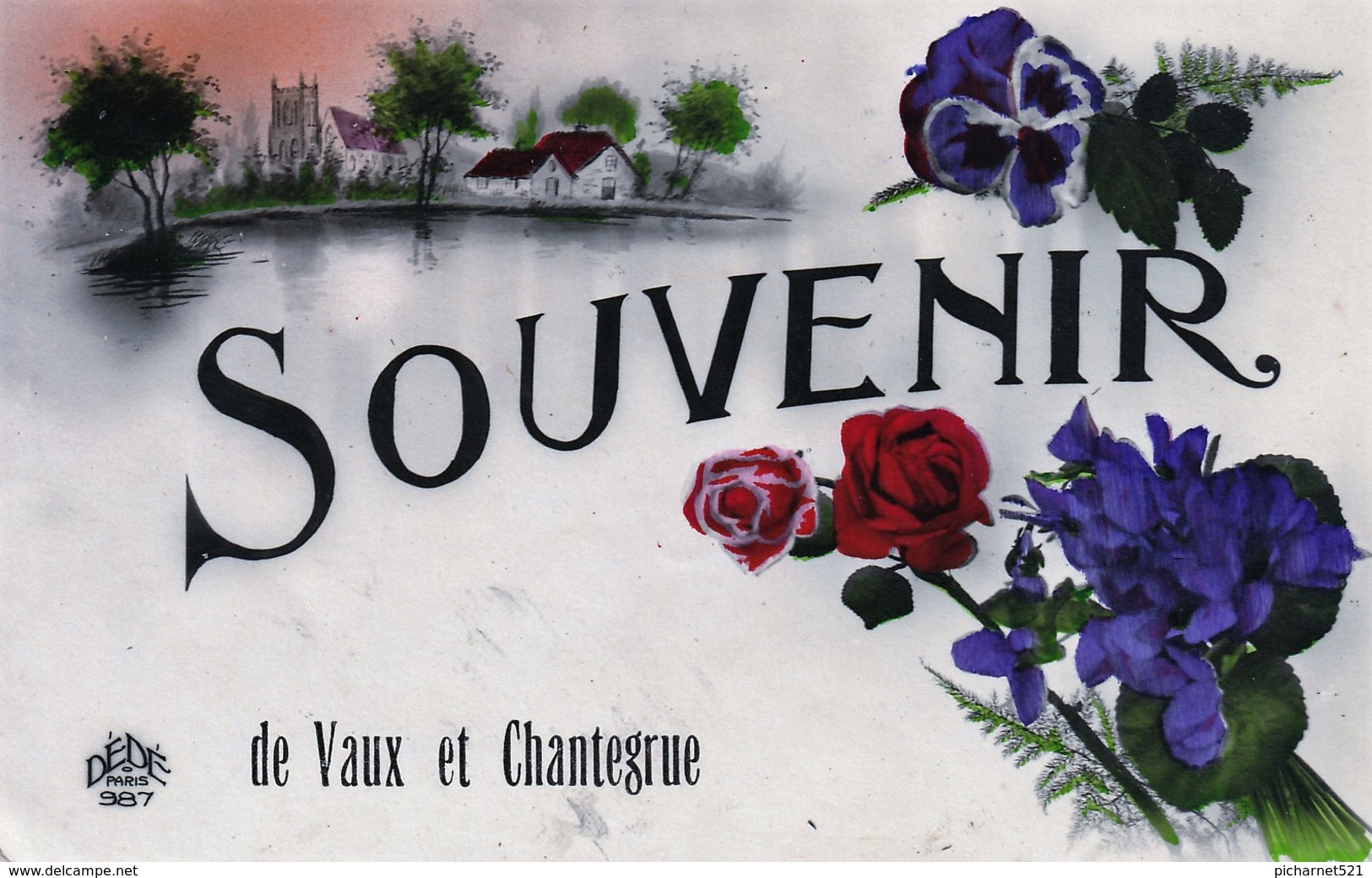 Souvenir De Vaux Et Chantegrue (Doubs) - Edition DéDé Paris. Circulée En 1928 Pour Dompierre. Bon état.2 Scan. - Altri & Non Classificati